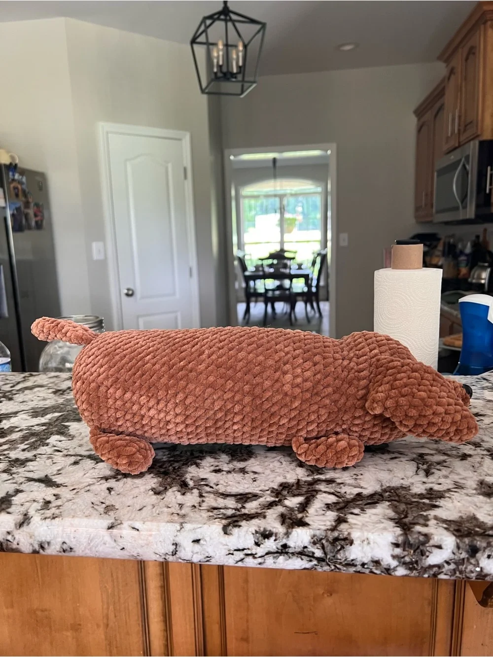 Crochet Dachshund by Petunia’s Plushie Patch (me)